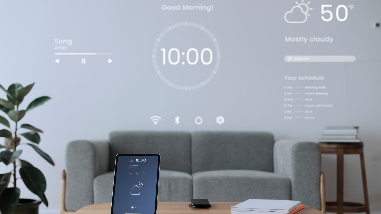 Sala de estar automatizada