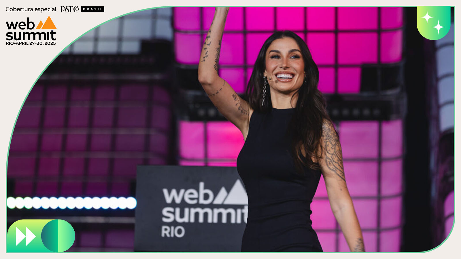 O Web Summit Rio 2025 encerra sua edição nesta quarta-feira (30), no Riocentro, Rio de Janeiro reunindo personalidades influentes do Brasil e do mundo. Crédito: Web Summit Rio via Flickr.