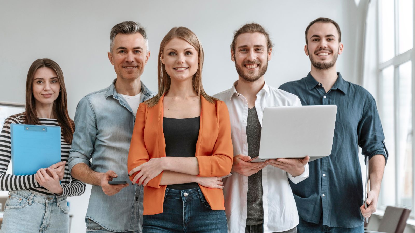 Funcionários no escritório