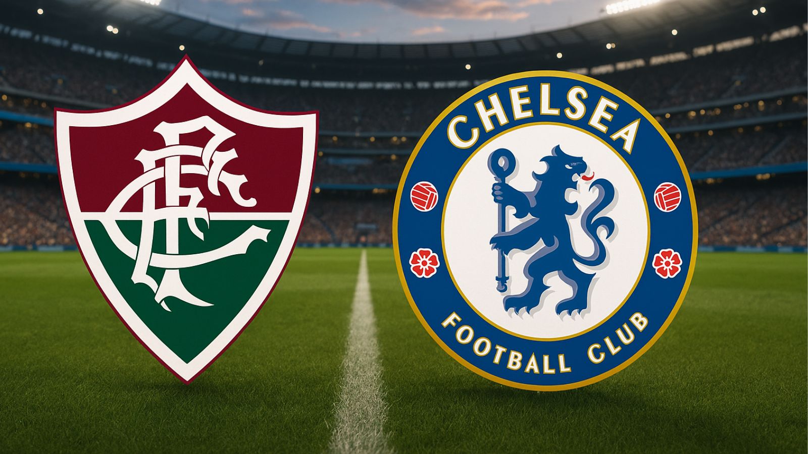 Símbolo dos times Fluminense e Chelsea
