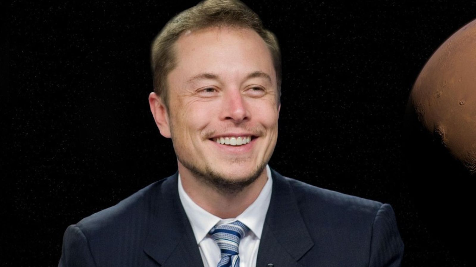 Elon Musk posando para foto